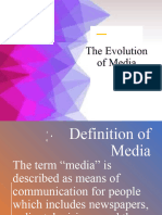 Evolution of Media