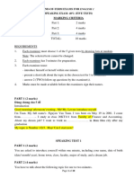 Speaking Tests for English 1 2023 (1) - Copy