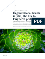 Organizational Health Is Still The Key To Long Term Performance