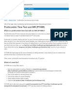 PT-INR Test