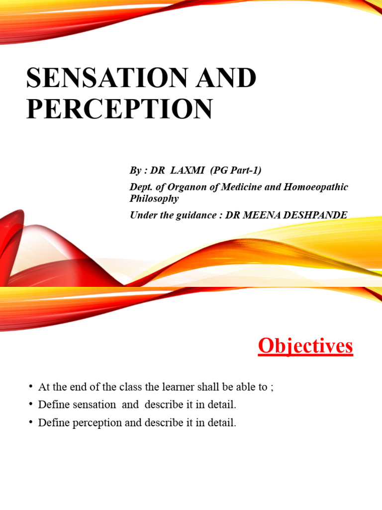 Understanding Sensation and Perception | PDF | Perception | Senses