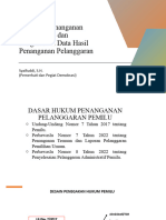 Prosedur Penanganan Pelanggaran Dan Pengelolaan Data Hasil Penanganan Pelanggaran - SYAIFUDDIN