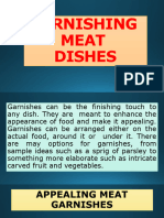7 Garnishing Meat