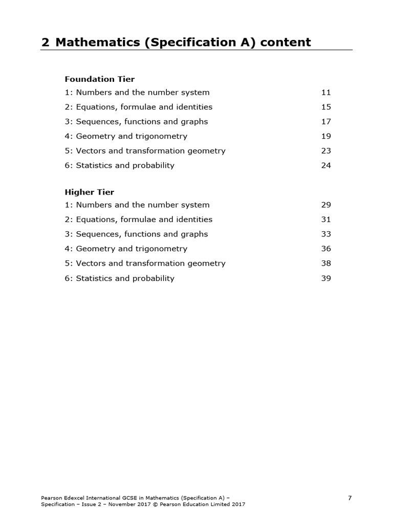 Maths Spec | PDF | Numbers | Ratio