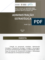 Slide Da Web - Administração Estratégica - Prof. Valderez Abreu