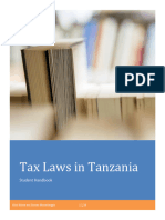 Eliud Kitime, Laws of Taxation in Tanzania