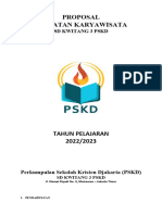 Proposal Kegiatan Karyawisata SD Kwitang 3 PSKD