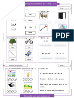 Soutien Et Consolidation Lectute - Exercices Écrits Niv2 U3 Et U4