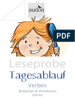 Bildkarten Tagesablauf Probe