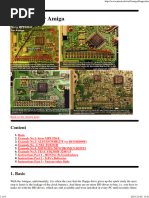 Amiga - Cultivate PC-Floppies | PDF | Electrical Connector