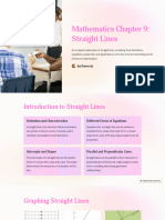 Mathematics Chapter 9 Straight Lines