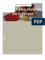 ARTS 1- Critical Perspectives in the Arts - Module 6- How Materials Are Organize