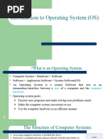 Introduction To Operating System (OS)