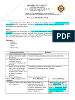 Headneck - Physical Assessment Procedure 2