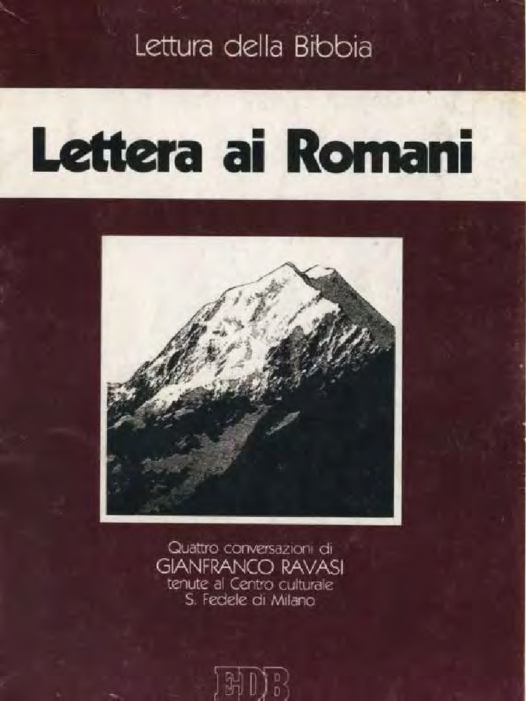Lettera Ai Romani Commento Ravasi Ravasi, G. - Lettera Ai Romani | PDF