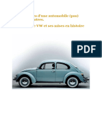 Les Mémoires D'une Automobile (Pas) Comme Les Autres. La Coccinelle VW Et Ses Mises en Histoire