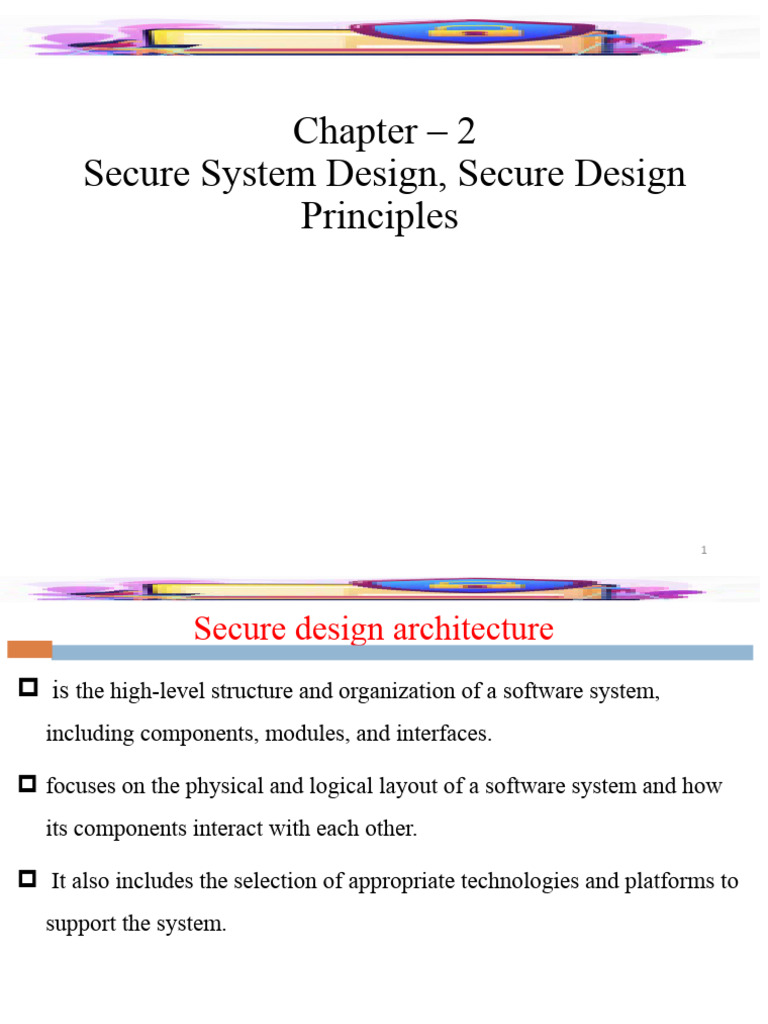 Secure Design Principles Overview | PDF | Information Security | Public ...