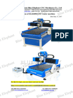 Detail Quotation of 6090 CNC Router Machine - Echo - Blue Elephant