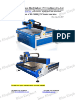 Detail quotation of 1212 cnc router machine--Echo--Blue Elephant