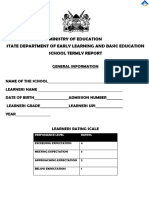 Grade 4 Report-Card