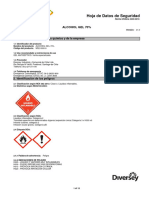 Alcohol Gel 70 - MSDS - Chile