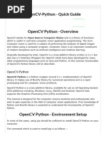 OpenCV-Python - Quick Guide