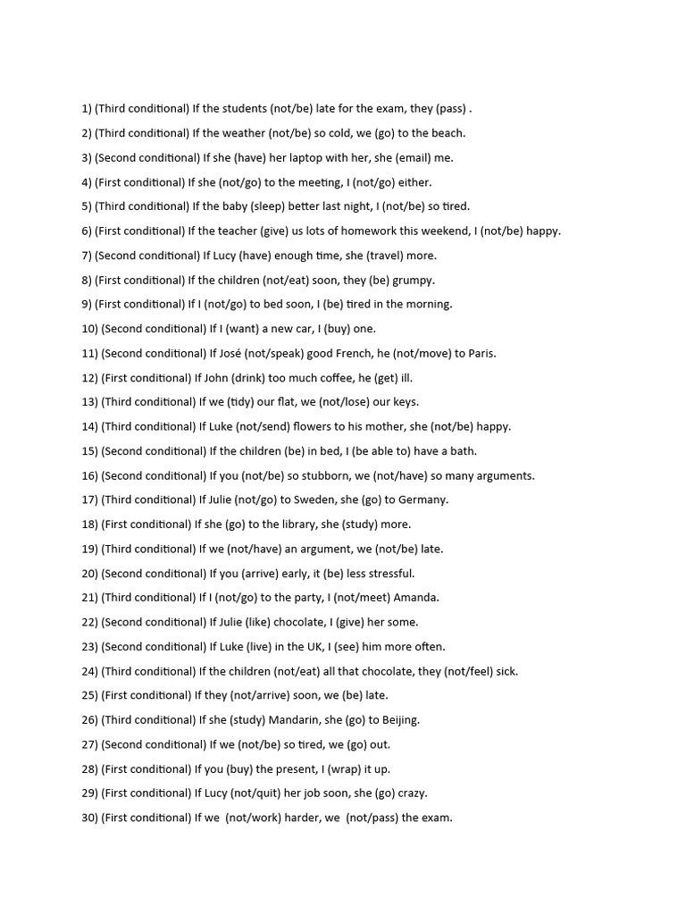 Conditionals | PDF | Language Arts & Discipline