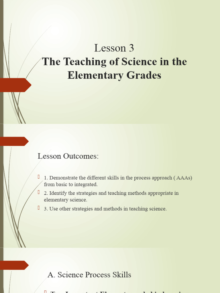 Lesson 3 | PDF | Science | Learning