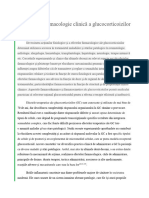 Aspecte de Farmacologie Clinică A Glucocorticoizilor