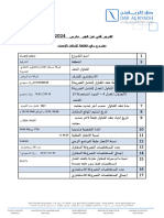 تقرير فني عن شهر مارس 2024