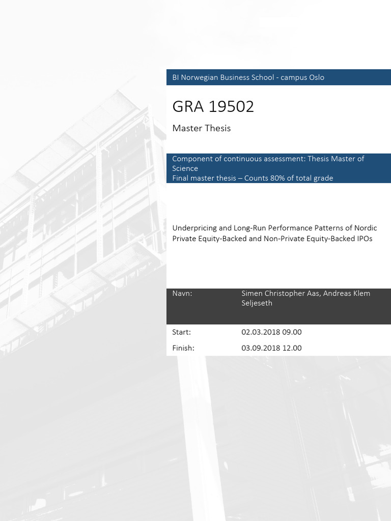 Underpricing and Long-Run Performance Patterns | PDF | Initial Public ...