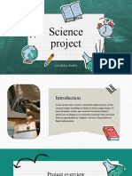 Green Illustrated Science Project Presentation