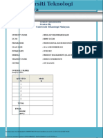 Project Management Class Test