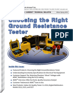 “Watts Current” Technical Bulletin ...Choosing the Right Ground Resistance Ester - Chauvin Arnoux