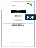 LIFE SCIENCES P2 GR11 MEMO NOV 2023_English