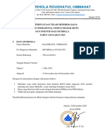 Surat Pernyataan Musholla 2023