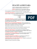 Contaminación Alimentaria de Cocina