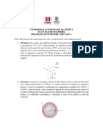 Taller #1. Flujo de Calor Unidimensional