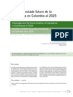 Desafíos y Estado Futuro de La Convivencia en Colombia Al 2025