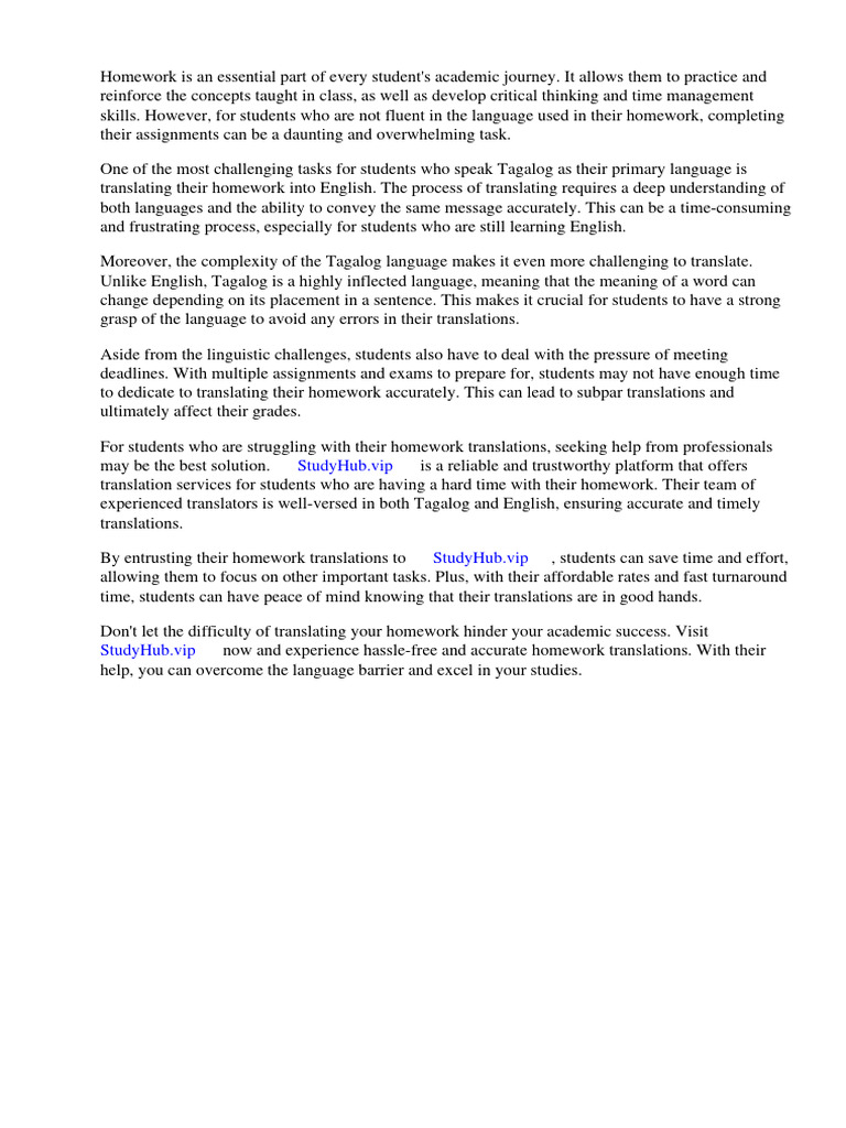 Homework tagalog translation pdf tagalog language translations