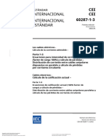 IEC 60287 1-3. Español.
