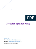 dossier Sponsoring