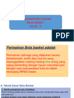 Materi Kelas - 9 Bola Basket