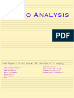 Ratio Analysis Notes