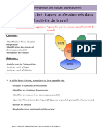 Les Risques Professionnels Dans L'activité de Travail