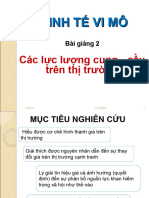 Bài giảng 2- các lực lượng cung cầu trên TT