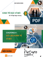 KINH TẾ VĨ MÔ - CHƯƠNG II DỮ LIỆU KINH TẾ VĨ MÔ