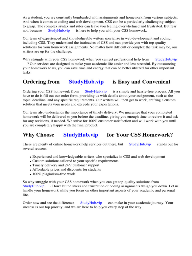 Show My Homework Css | PDF | Html | Html Element