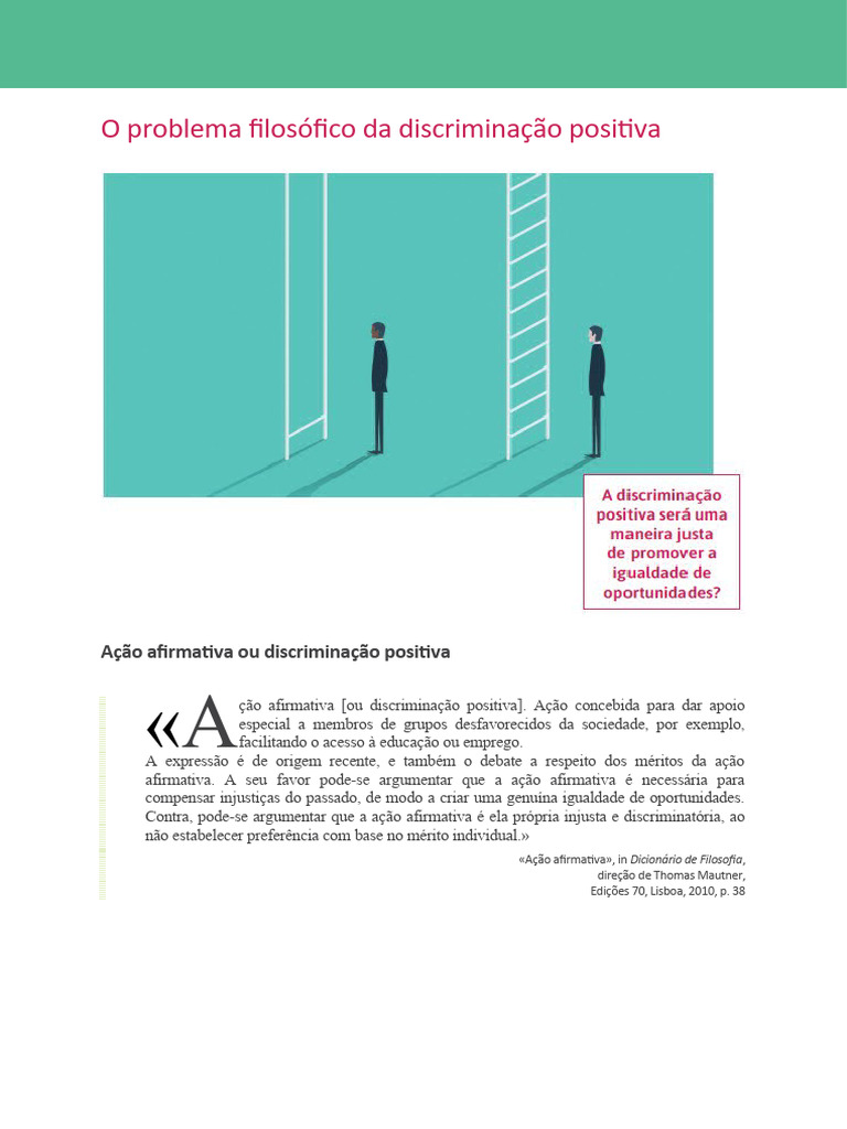 Discriminação Positiva | PDF | Ação afirmativa | Discriminação