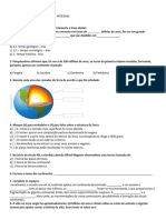 Avaliação 6° ano 2° bim